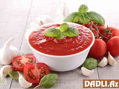 Sarımsaqlı pomidor sousu resepti