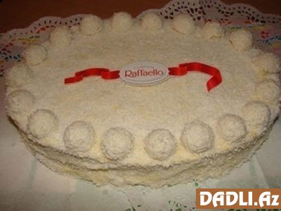 Rafaello tortu resepti