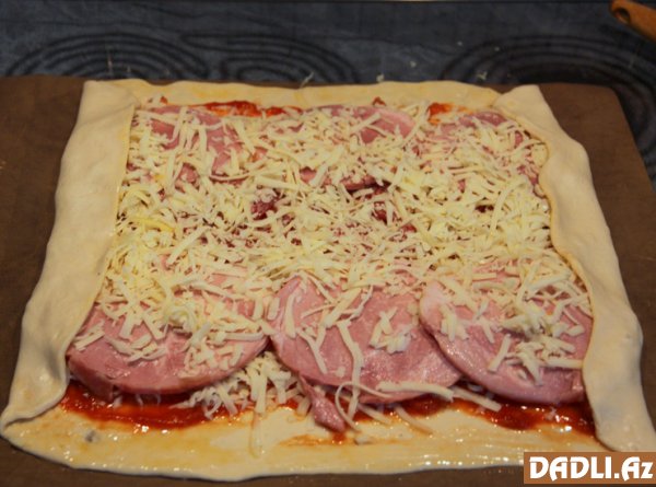 Stromboli - pizza ruleti resepti - FOTO RESEPTİ