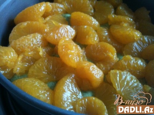 Yaşıl mandarin piroqu resepti - FOTO RESEPT