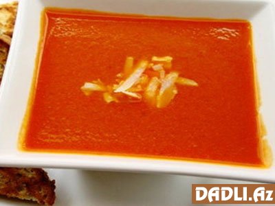 Qarğıdalılı tomat şorbası resepti