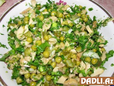 Yaşıl salat resepti