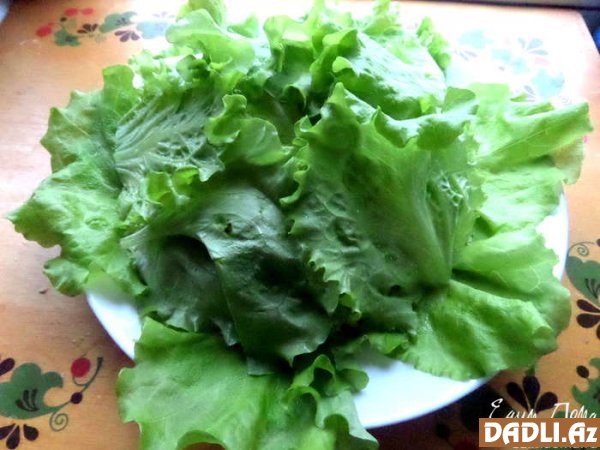 Kələm görünüşlü salat resepti - FOTO RESEPT