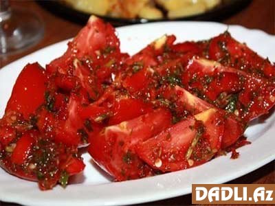 Koreya üsulu pomidor resepti