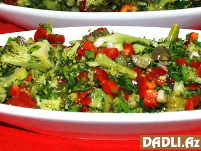 Brokili salatı resepti