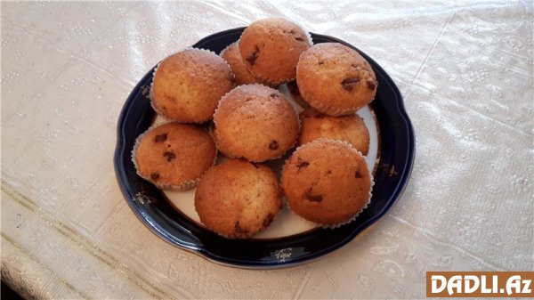 Bananlı & şokoladlı muffin resepti - FOTO RESEPT