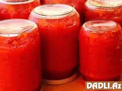 Qırmızı bibər və pomidor tomatı resepti