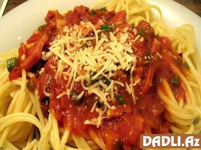 Pomidorlu Spagetti resepti
