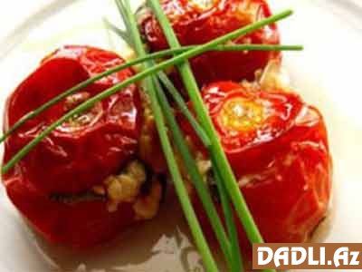 Zeytun yağlı pomidor dolması resepti