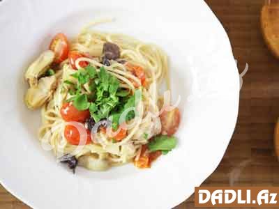 Enginarlı zeytunlu spaghetti resepti - Video resept
