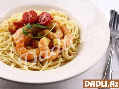 Krevetkalı spagetti resepti