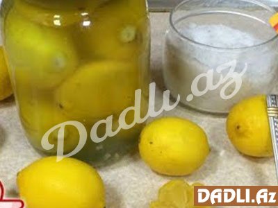 Konservləşdirilmiş limon resepti - Video resept