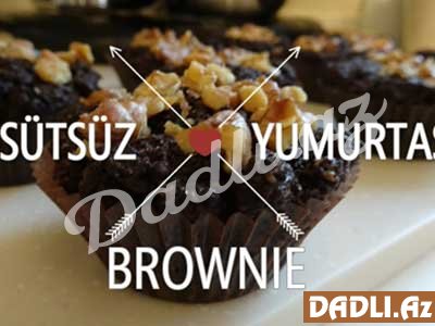 Çox asan brownie (süd və yumurtasız) (Vegan) resepti - Video resept