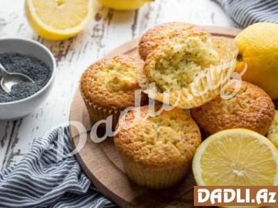 Limonlu xaşxaşlı muffin reseppti