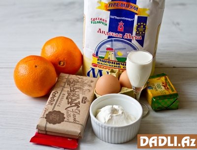 Portağallı-şokoladlı keks resepti - FOTO RESEPT