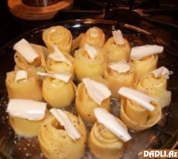 Kartofdan qızılgüllər resepti - FOTO RESEPT