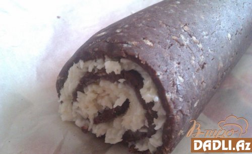 Şokoladlı-kokoslu rulet resepti - FOTO RESEPT