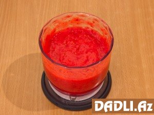 Qırmızı qarağatlı, qaymaqlı desert resepti - FOTO RESEPT