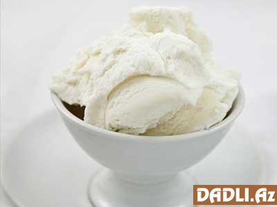 Ev şəraitində vanilli dondurma resepti