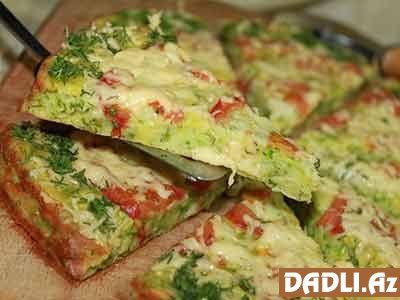 Qabaq pizzası resepti