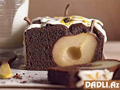 Armudlu-şokoladlı keks resepti