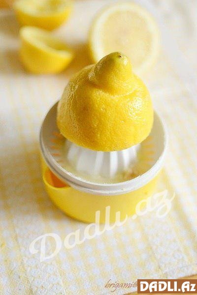Limon kurdu ilə dondurma resepti - FOTO RESEPT