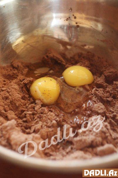 Alma cemi ilə şokoladlı peçenye resepti - FOTO RESEPT