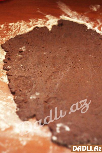 Alma cemi ilə şokoladlı peçenye resepti - FOTO RESEPT