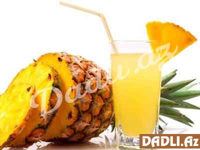 Arıqlamağı sürətləndirən ananaslı içki resepti