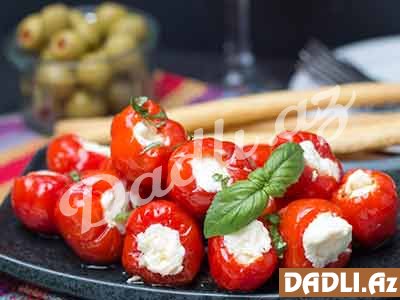 Yeni İl üçün: Pendirli mini pomidor resepti