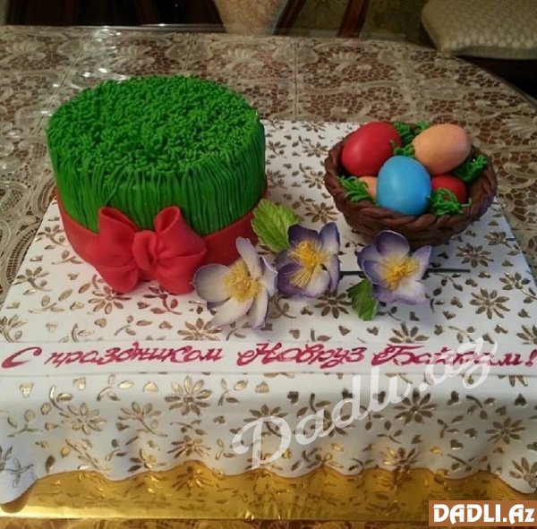 Novruz bayramı üçün tort dizayn modelləri
