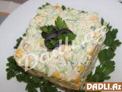 Dadlı və asan hazırlanan salat resepti - Video resept